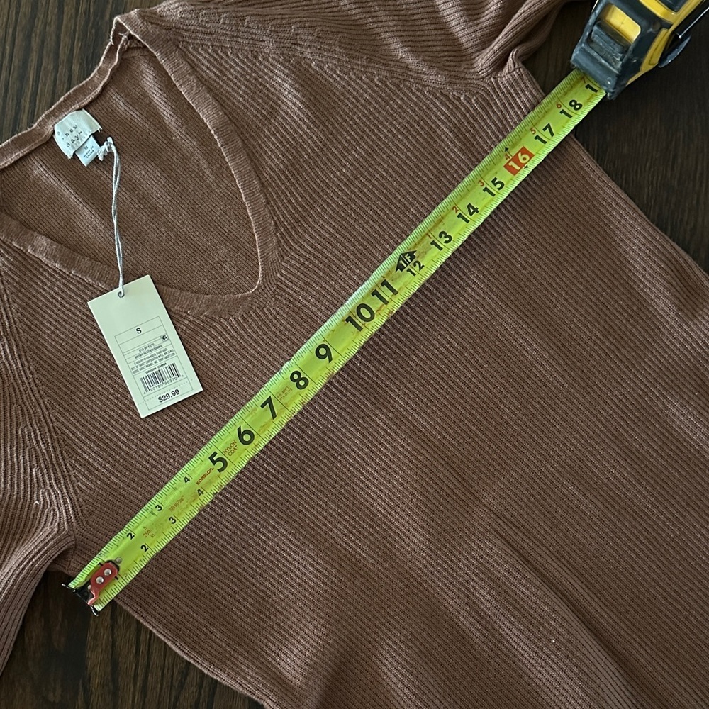 a new day Brown Sweater Dress V Neck - Picture 5 of 7